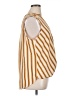 NY Collection Stripes Yellow Sleeveless Blouse Size XL - photo 4