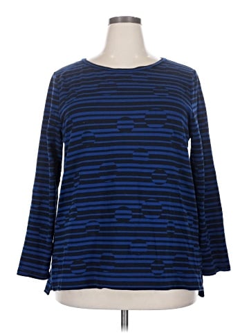 Zenergy by Chico's 3/4 Sleeve T-Shirt (view 1)