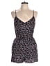 Divided by H&M 100% Viscose Hearts Black Romper Size 12 - photo 1