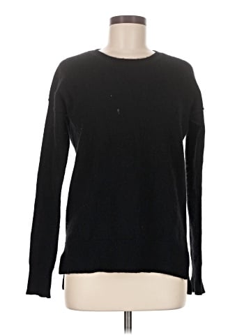 Aqua Cashmere Pullover Sweater (view 1)