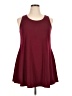 Lildy Burgundy Sleeveless Top Size XL - photo 1