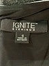 Ignite 100% Polyester Graphic Gray Cocktail Dress Size 6 - photo 7