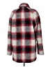 Madewell Plaid Red Wool Coat Size M - photo 2