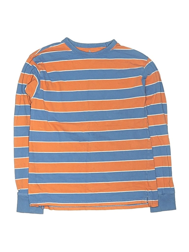 Pre-owned Crewcuts Kids' Long Sleeve T-shirt In Orange