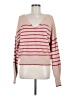Madewell Stripes Pink Pullover Sweater Size M - photo 1