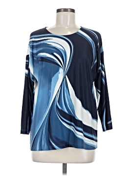Weekends By Chico's 3/4 Sleeve Top
