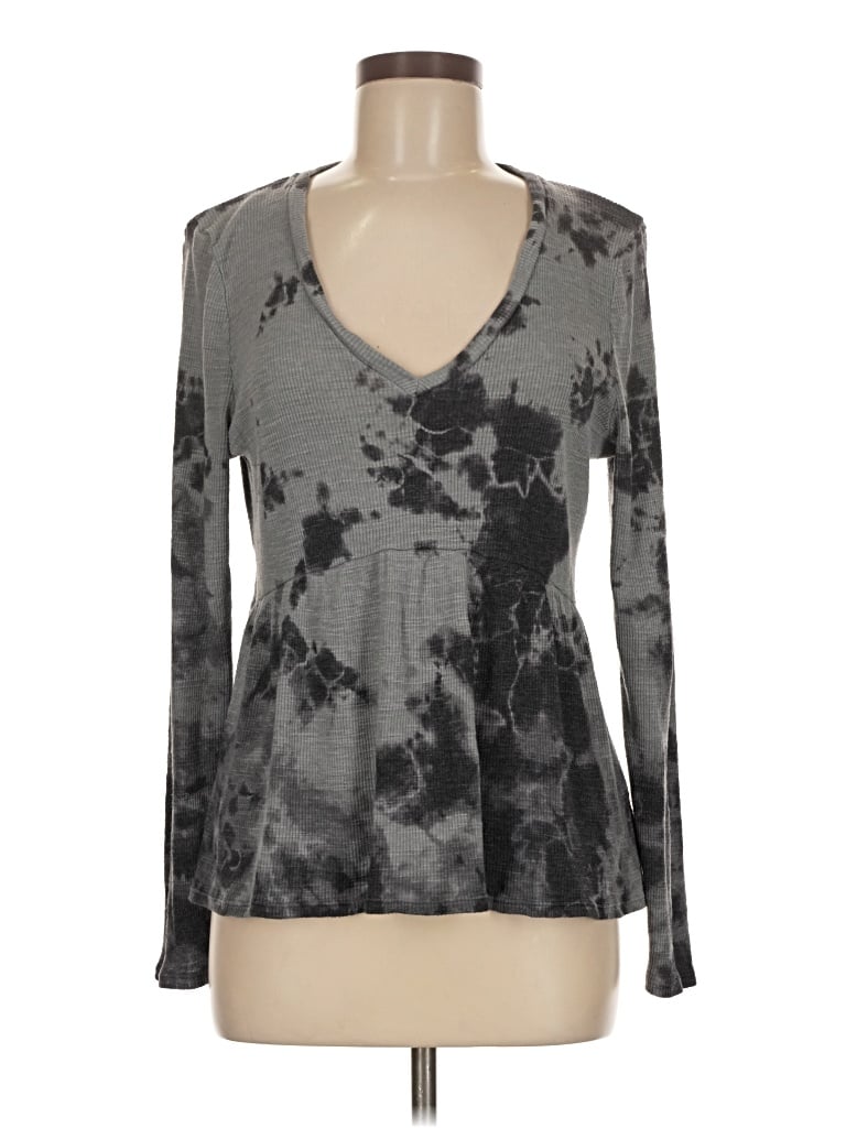 Pre-owned T.la Long Sleeve T-shirt In Gray