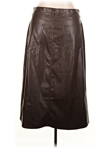 a.n.a. A New Approach Faux Leather Skirt (view 2)