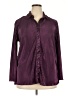 Truself 100% Polyester Purple Long Sleeve Blouse Size 1X - photo 1