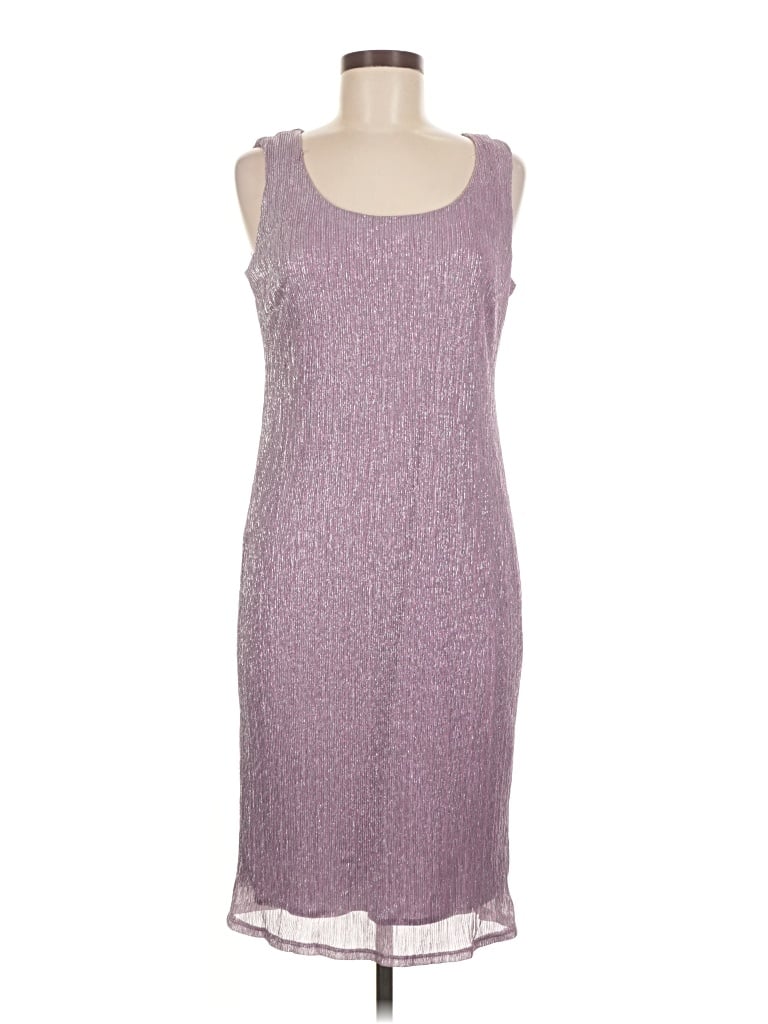 Pre-owned R & M Richards Casual Dress In Purple