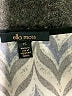 Ella Moss 100% Rayon Chevron-herringbone Blue 3/4 Sleeve Top Size XS - photo 7