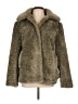 Sam Edelman 100% Polyester Green Faux Fur Jacket Size L - photo 1