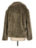 Sam Edelman 100% Polyester Green Faux Fur Jacket Size L - photo 2