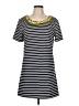 Blu Pepper Stripes Blue Casual Dress Size L - photo 1