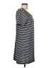 Blu Pepper Stripes Blue Casual Dress Size L - photo 4