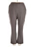 Investments Solid Gray Dress Pants Size 18 - photo 1