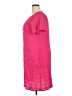 Unbranded 100% Polyester Solid Pink Casual Dress Size XXL - photo 5