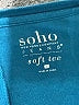 Soho Teal Short Sleeve Top Size L - photo 7