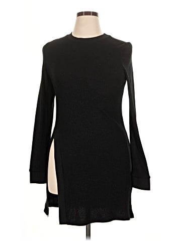 Self Contrast Casual Dress (view 1)