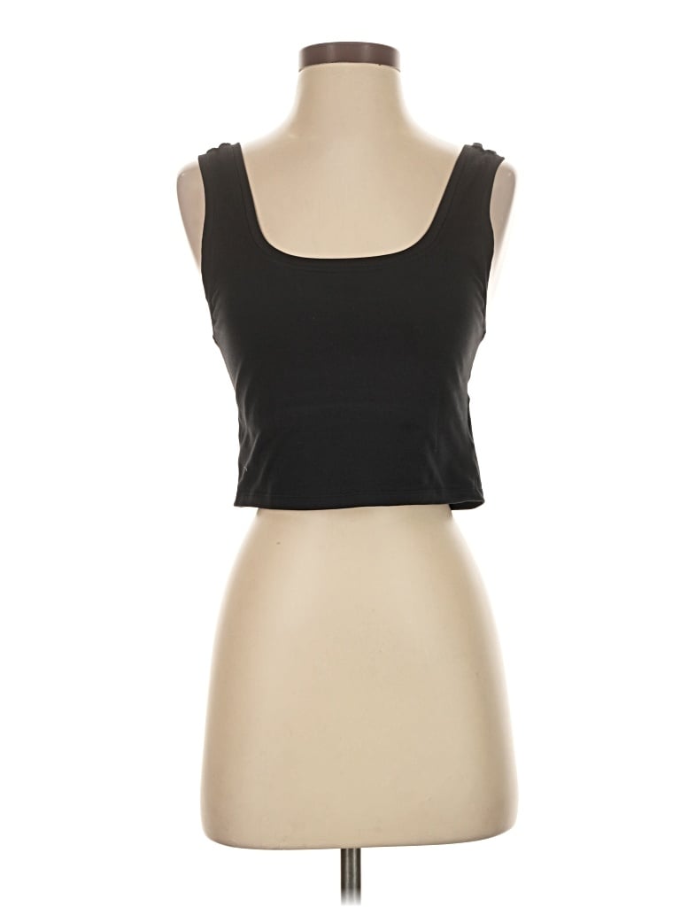 Pre-owned Terez Tank Top Black Strapless Neckline Tops