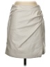 Wilfred Solid Ivory Gray Casual Skirt Size 2 - photo 1