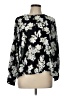 Maurices 100% Polyester Black Long Sleeve Blouse Size L - photo 1
