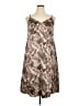 Torrid Animal Print Brown Cocktail Dress Size 1X Plus (1) - photo 1