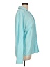 White Stag Color Block Teal Long Sleeve Blouse Size L - photo 4