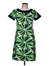 Boden 100% Polyester Graphic Green Casual Dress Size 6 - photo 1