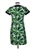 Boden 100% Polyester Graphic Green Casual Dress Size 6 - photo 2
