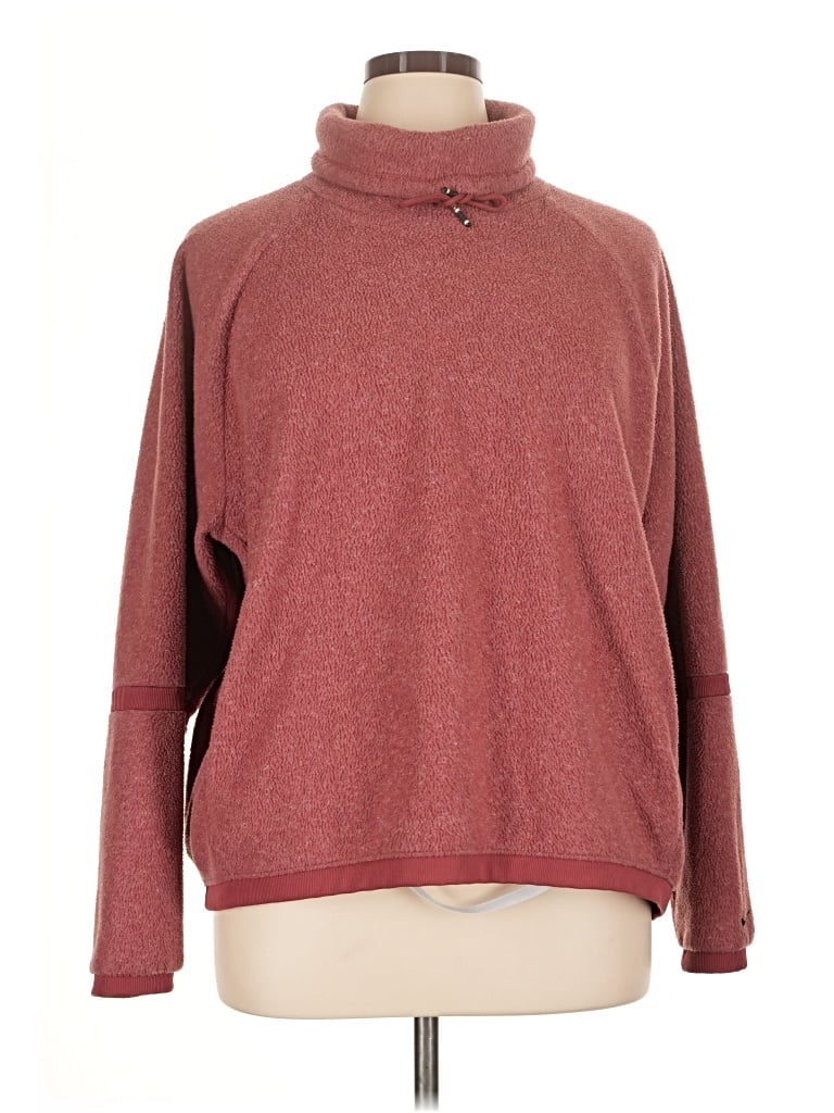 Pre-owned Nike Turtleneck Sweater In Burgundy