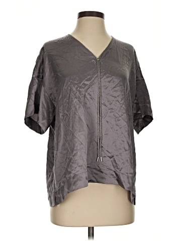 Lafayette 148 New York Short Sleeve Blouse (view 1)