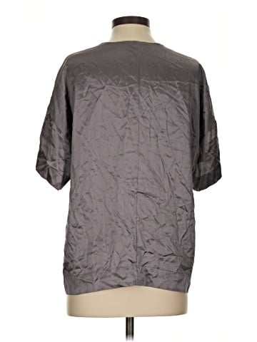 Lafayette 148 New York Short Sleeve Blouse (view 2)