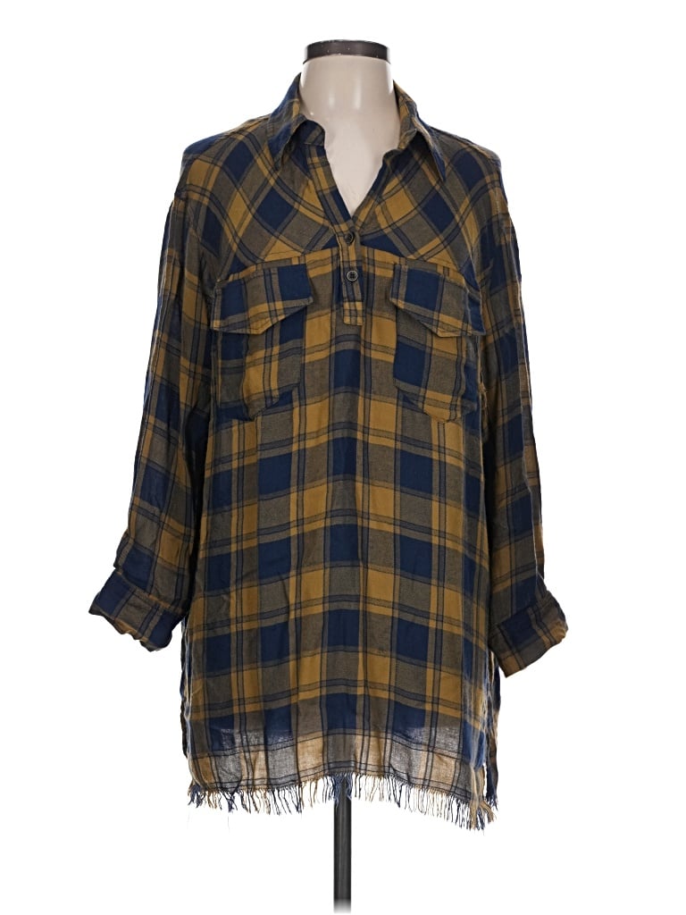 Pre-owned Umgee Long Sleeve Blouse In Yellow