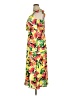 Julia Jordan 100% Polyester Tropical Floral Yellow Cocktail Dress Size 16 - photo 5
