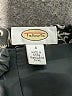 Talbots 100% Cotton Paisley Black Formal Skirt Size 4 - photo 4