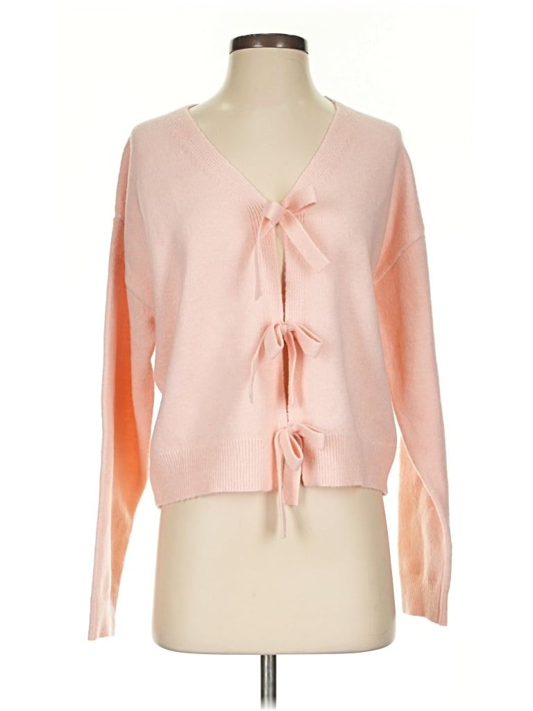 Pre-owned Lumiere Cardigan Sweater In Pink