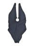 Malai Solid Gray One Piece Swimsuit Size P (estimated, petite) - photo 1