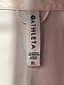 Athleta 100% Polyester Solid Ivory Long Sleeve Blouse Size XL - photo 6