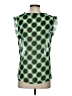 Pleione 100% Polyester Green Sleeveless Blouse Size XS - photo 2