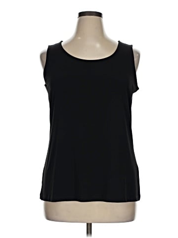 Susan Graver Sleeveless T-Shirt (view 1)