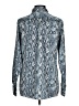 Banana Republic Animal Print Blue Long Sleeve Button-Down Shirt Size M - photo 2