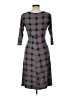 Assorted Brands Argyle Gray Casual Dress Size 10 - photo 2
