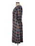Assorted Brands Argyle Gray Casual Dress Size 10 - photo 5