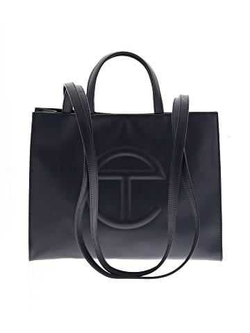 Telfar Medium Navy Shopping Tote (view 1)