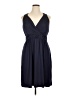 Soma Solid Blue Cocktail Dress Size XL - photo 1