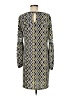 Laundry by Design Argyle Gray Casual Dress Size M - photo 2