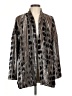 Purejill Animal Print Gray Blazer Size M - photo 1