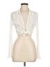 Princess Polly 100% Polyester Ivory Long Sleeve Blouse Size 6 - photo 1