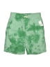 Gap 100% Cotton Tie-dye Green Board Shorts Size 10 - photo 1